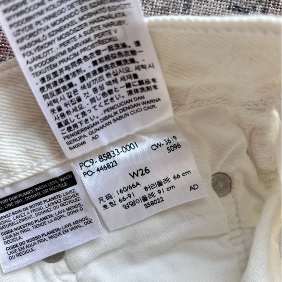 🆕 Levi’s Wondering Mind 501 High Rise Mid Thigh Ripped Shorts - Picture 10 of 10